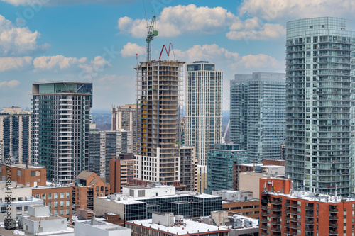 Younge and Davisville ave condos and apartments being built  and city scape  photo