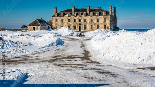 Fototapeta Naklejka Na Ścianę i Meble -  Fort Niagara winter 2022