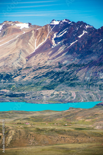 Lago Belgrano (Belgrano Lake) at the foot of the Andes, Perito Moreno National Park (Parque Nacional Perito Moreno), Santa Cruz Province, Patagonia, Argentina, South America