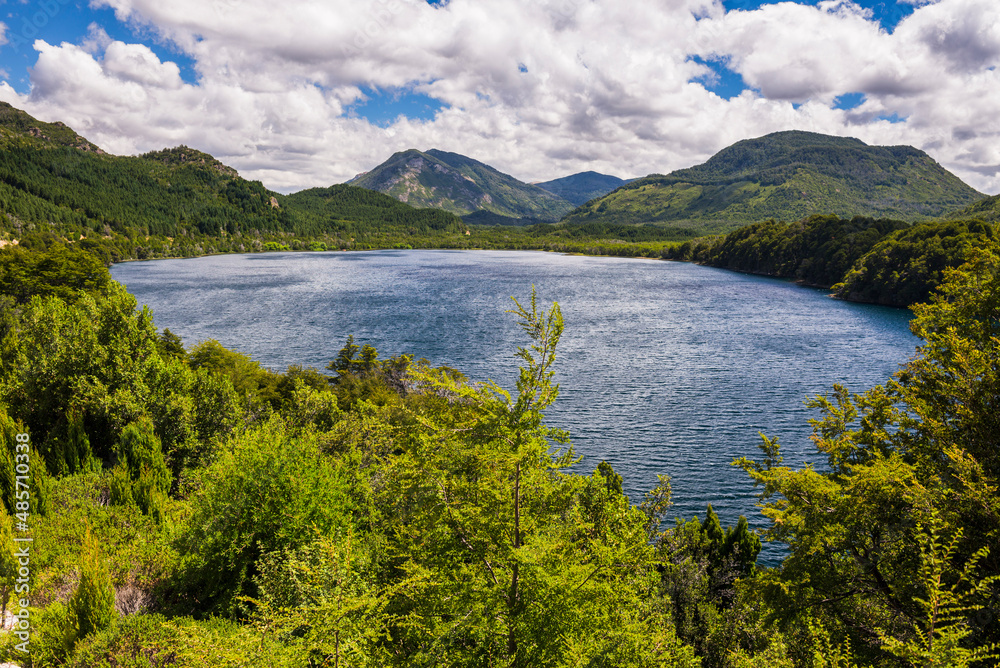 Machonico Lake (Lago Machonico), part of 7 lakes route, Bariloche (aka San Carlos de Bariloche), Rio Negro Province, Patagonia, Argentina, South America