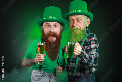 Bearded men with big heads ...