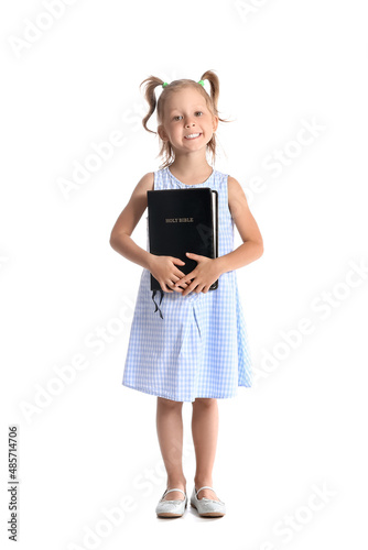 Adorable little girl with H...