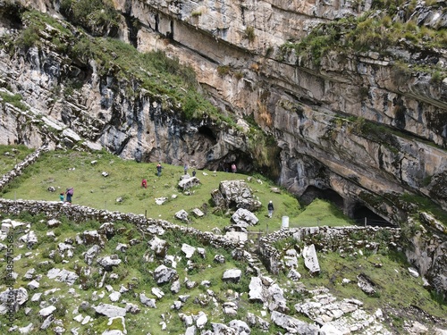 CUEVA DE LAURICOCHA HUANUCO PERU photo