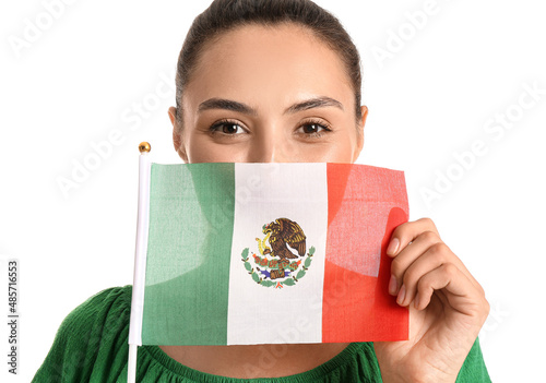 Beautiful woman with Mexica...