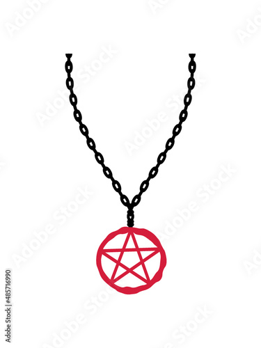 Halskette Pentagramm Logo 
