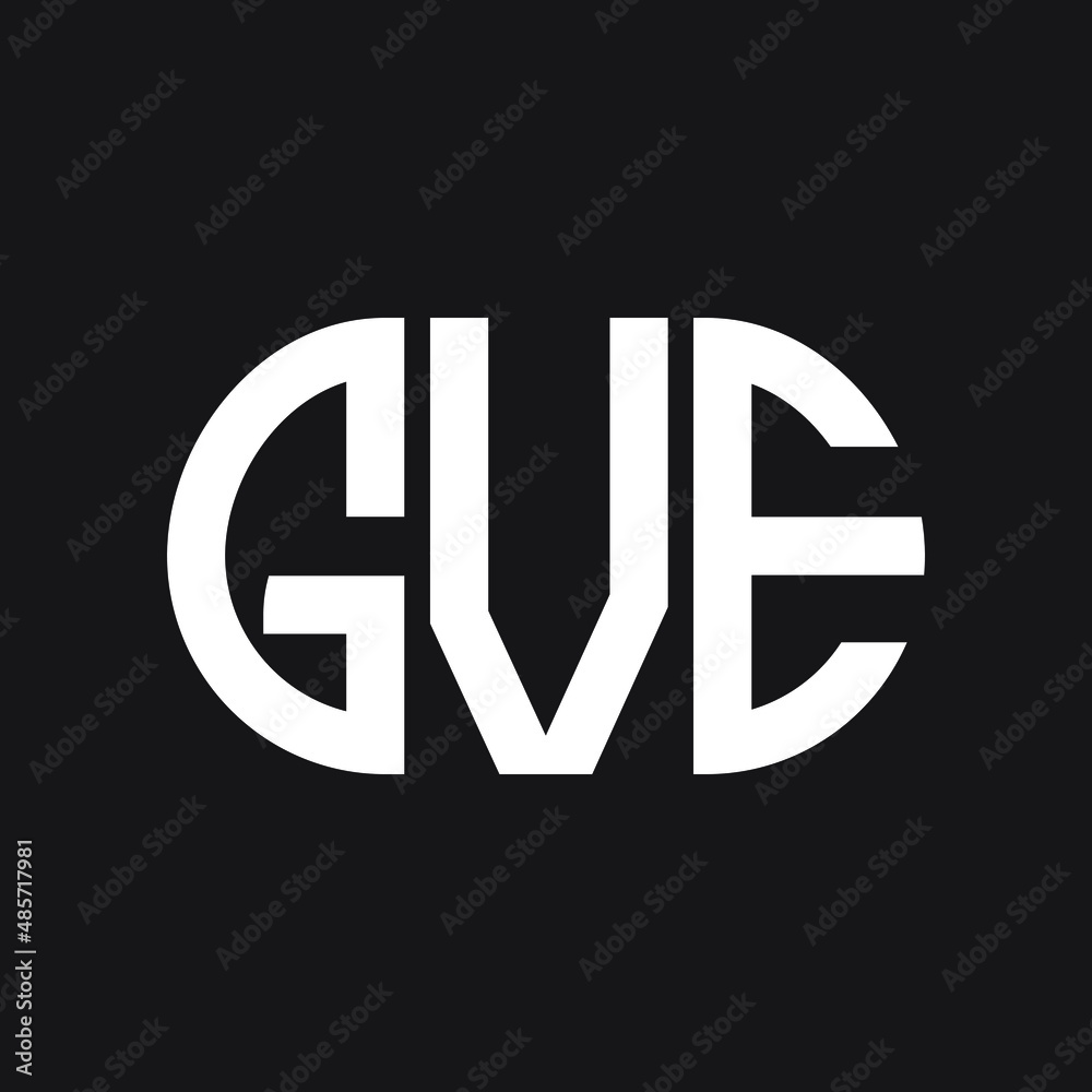 GVE letter logo design on black background. GVE creative initials letter logo concept. GVE letter design. GVE letter logo design on black background. GVE creative initials letter logo concept. GVE letter design.
