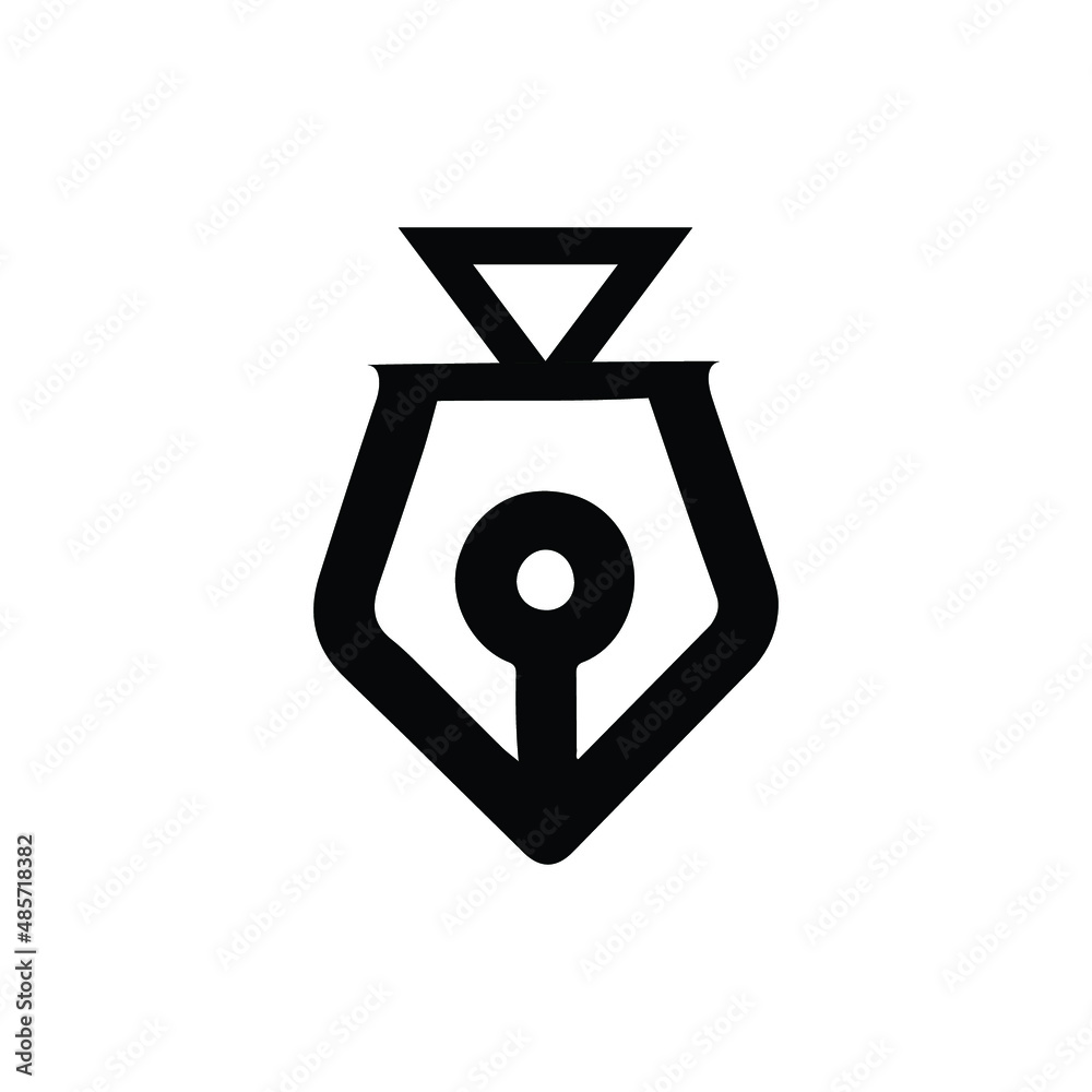 Path tool or pen tool icon Path tool or pen tool icon