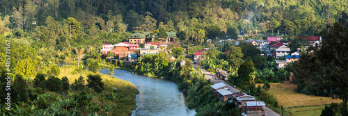 Ranomafana Town and Namorona River, Madagascar Central Highlands