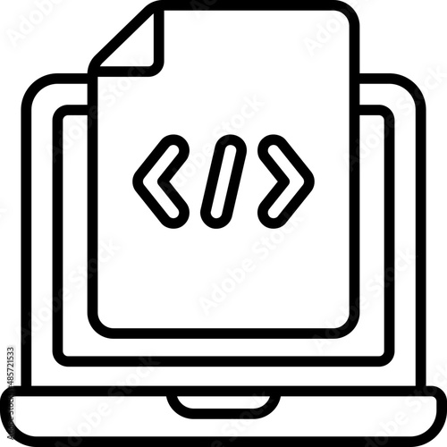 programming outline icon