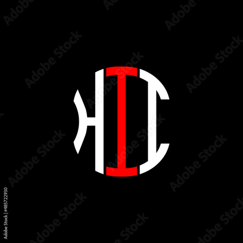 HII letter logo creative design. HII unique design photo