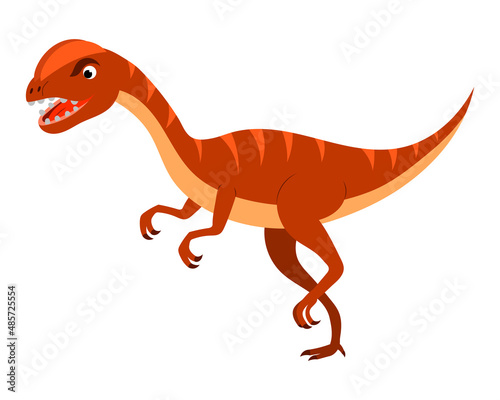 cute cartoon dinosaur . vector isolated on a white background © Владимир Маевский