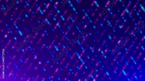 Luminous Art Motion: Blue and Purple Dot Meter Background Seamless Loop