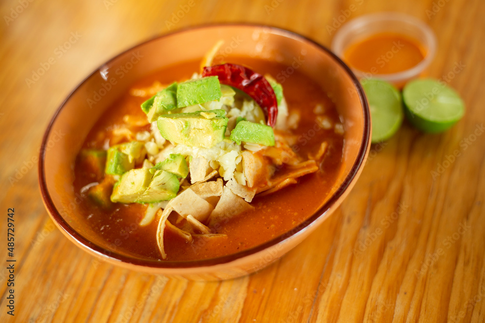 mexican pozole soup bowl food mexican pozole soup bowl food