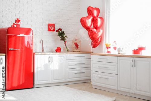 Interior of stylish kitchen...