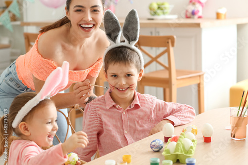 Cute little children having...
