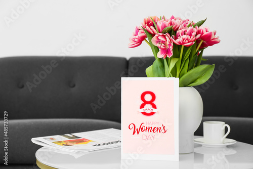 Greeting card with text HAP...