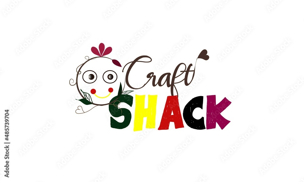 Fototapeta premium Craft shack business beauty logo design.