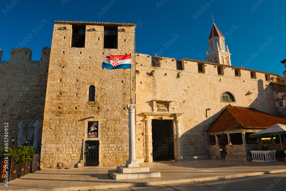 Trogir South Town Gate, Trogir, Dalmatian Coast, Croatia, Europe