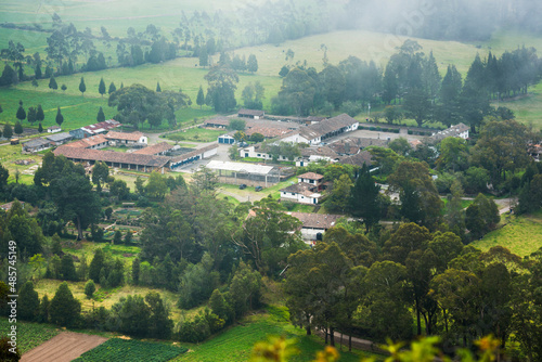 Hacienda Zuleta farmhouse, Imbabura, Ecuador, South America