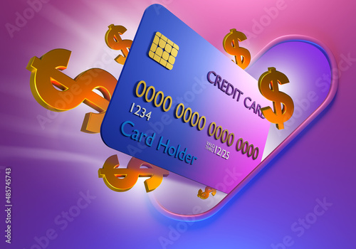 Bank credit card. Card for ...