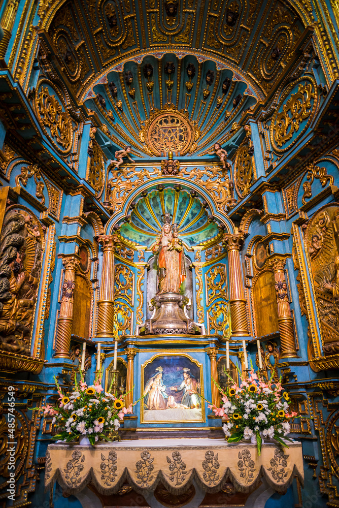 Basilica Cathedral of Lima interior, Plaza de Armas (Plaza Mayor), Lima, Lima Province, Peru, South America