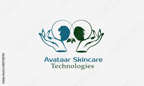 Skincare Business  logo design .