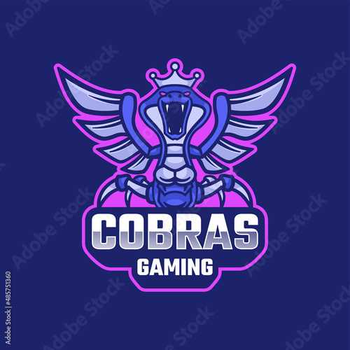 Illustration vector graphic of Cobras Gaming, good for Logo design