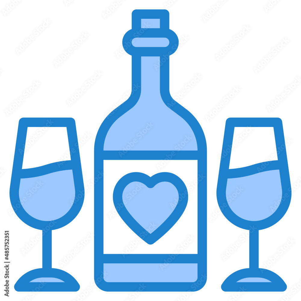 wine blue style icon wine blue style icon