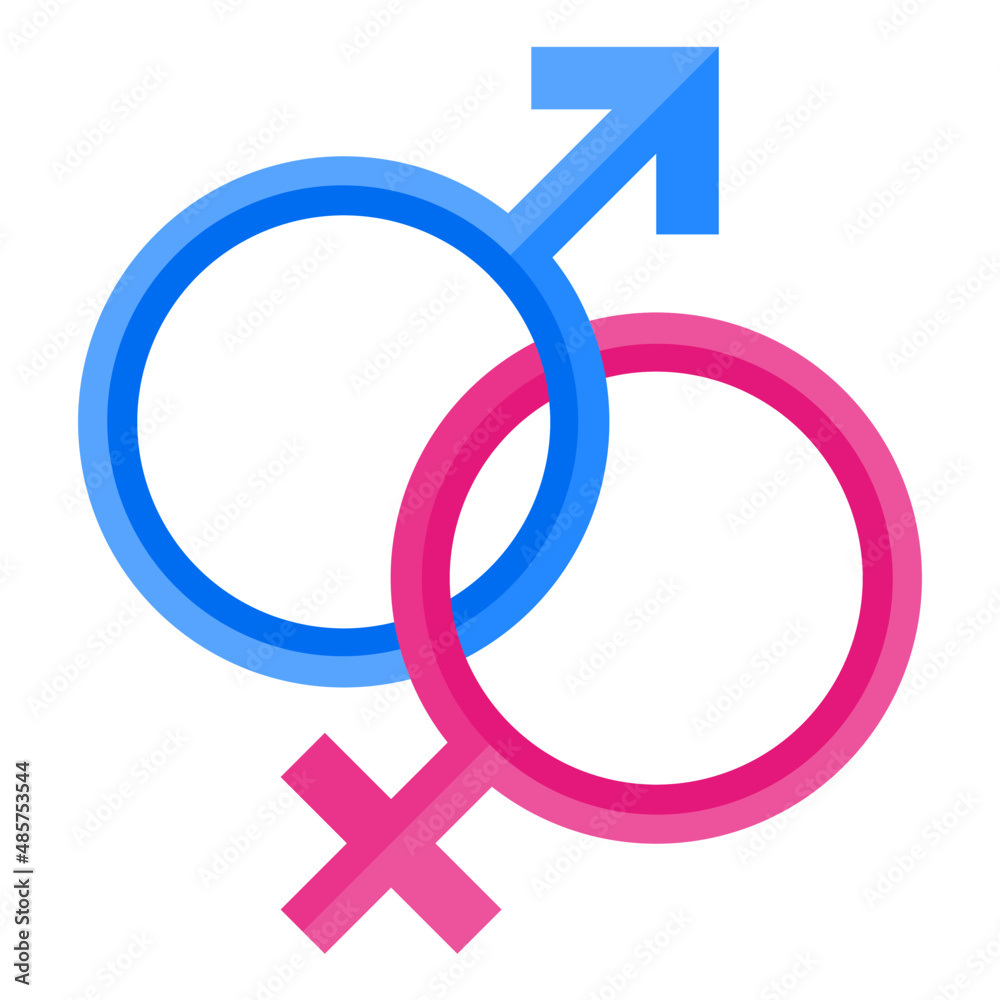 gender flat style icon gender flat style icon