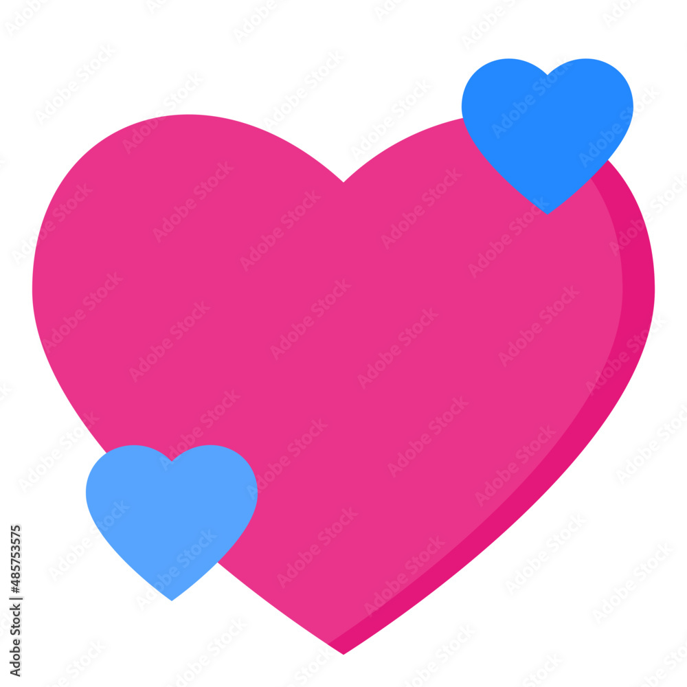 heart flat style icon