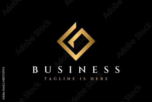 Luxury letter g logo design