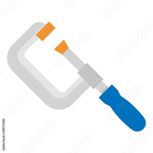 clamp flat icon