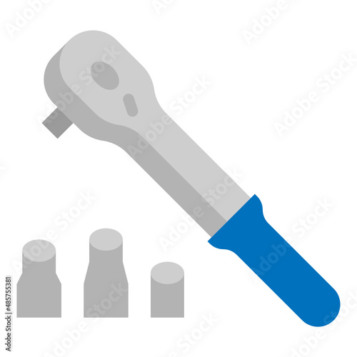 spanner flat icon