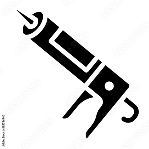 caulk glyph icon