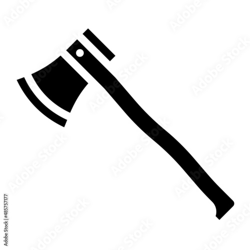 hatchet glyph icon