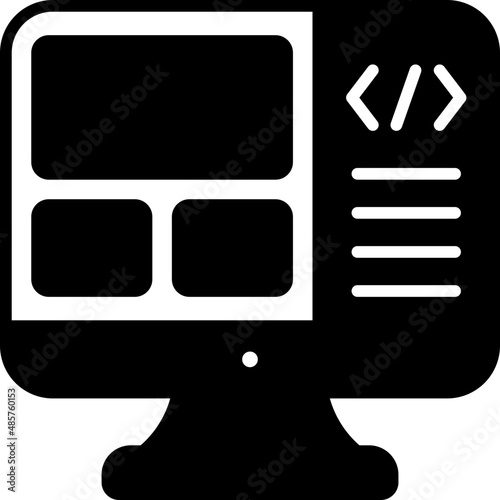 front end glyph icon