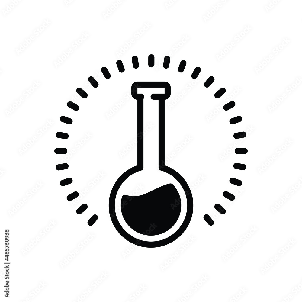 Black solid icon for tube Black solid icon for tube