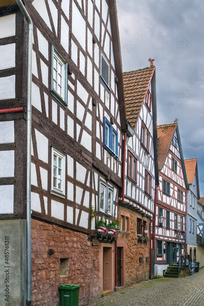 Street in Budingen, Germany Street in Budingen, Germany