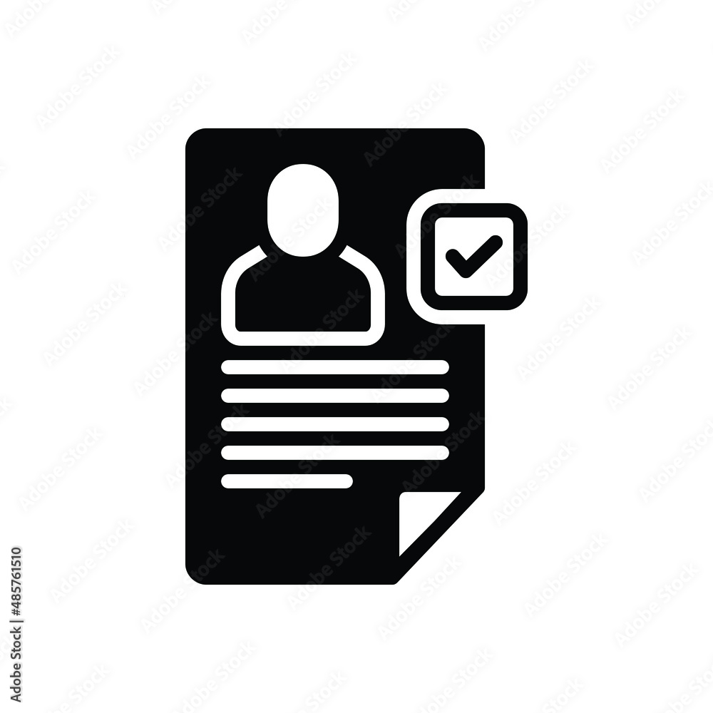 Black solid icon for descriptions Black solid icon for descriptions