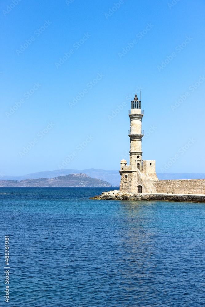 Lighthouse on the Mediterranean coast