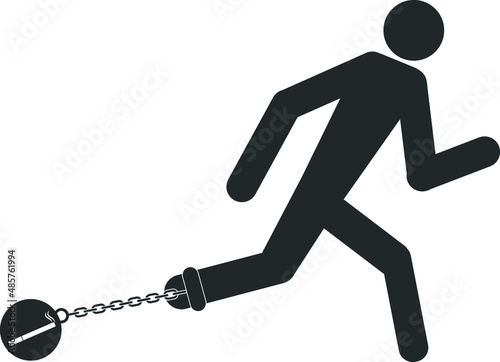 Prisoner with the ball chain icon