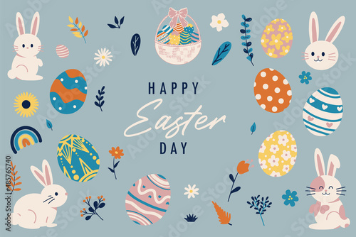 Easter Elements Illustration Collection