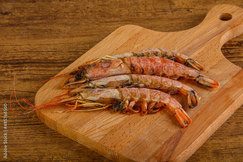 Tasty big Langoustine over the board