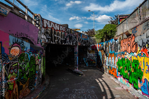Leake Street Graffiti Tunnels, Waterloo, London, England