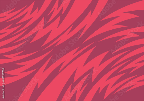 Abstract pink background with spikes and zigzag line pattern 