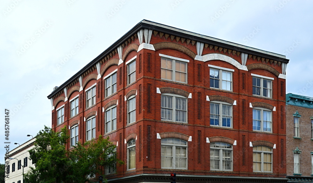 Historisches Bauwerk in der Altstadt von Savannah, Georgia