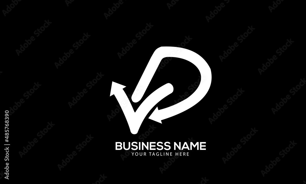 Alphabet VD or DV construction property design vector logo template Alphabet VD or DV construction property design vector logo template