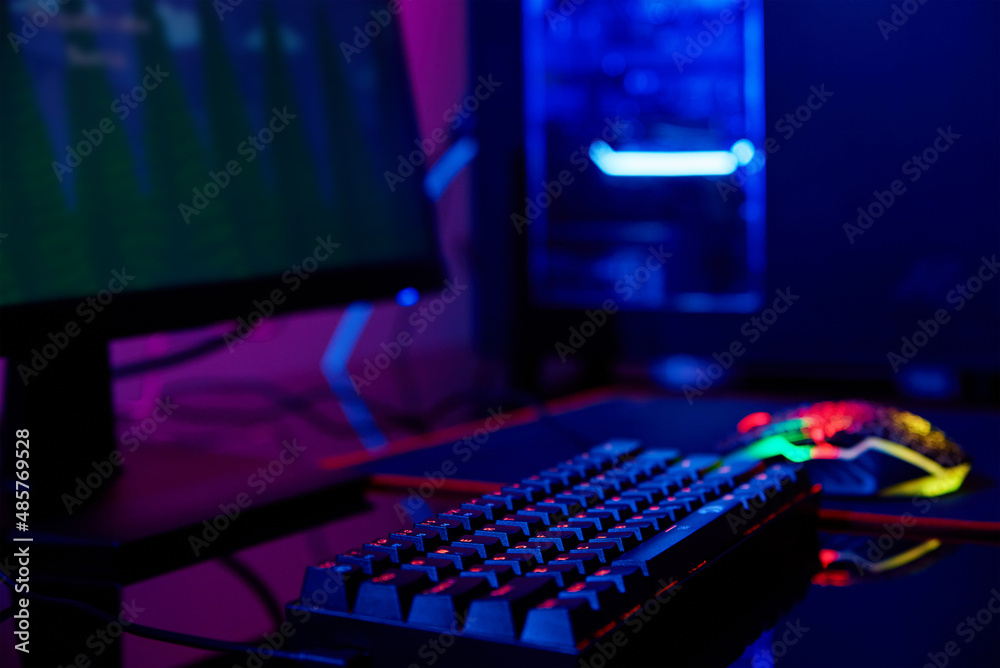 Gaming PC, colourful, gaming, pc, HD phone wallpaper