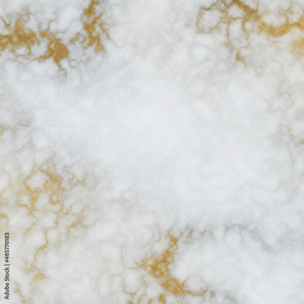 Obraz premium White Marble Texture with Gold