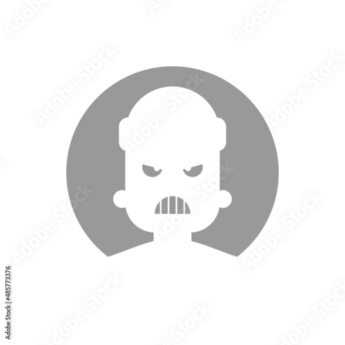 Free Download Rogue User profile icon. Avatar forum symbol. Placeholder for social networks, forums. Face sign internet online - GFXLoad